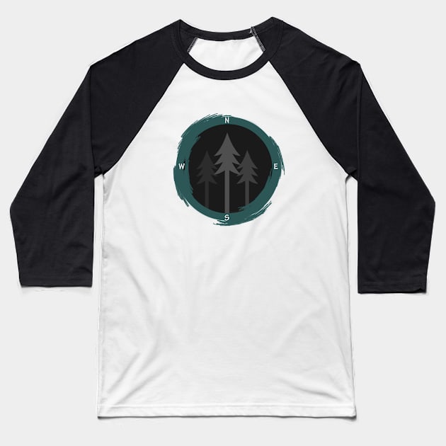 Natures calling Baseball T-Shirt by Kay